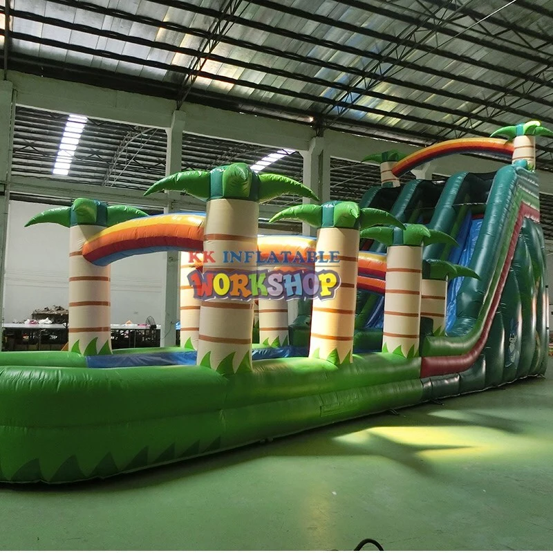 slide pool kids water slide transparent pig for swimming pool KK INFLATABLE 3