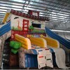 slide pool kids water slide transparent pig for swimming pool KK INFLATABLE 2