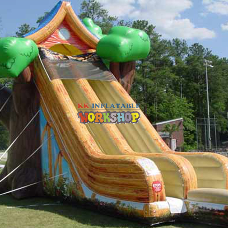 Thrilling Tree House Inspired Inflatable Slide 3