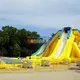 inflatable water playground multichannel for children KK INFLATABLE 2