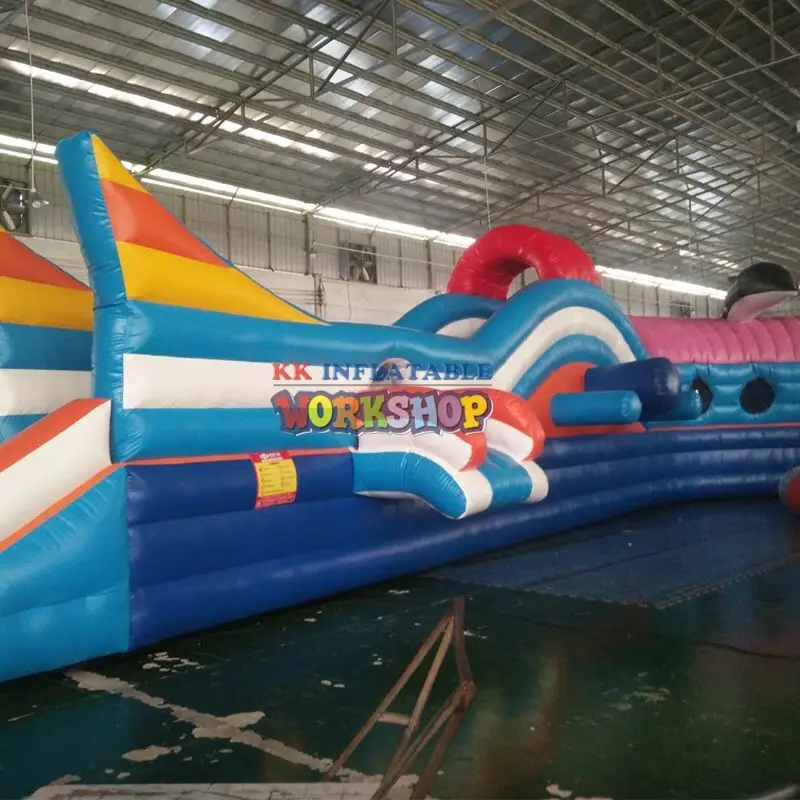 cheap water slides slide pool for paradise KK INFLATABLE 4