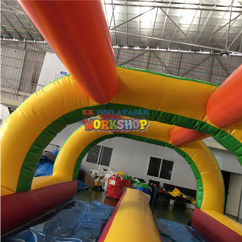 Exciting 10m Inflatable Water Game Water Slide Wild slip n slide For kids and Adults 4