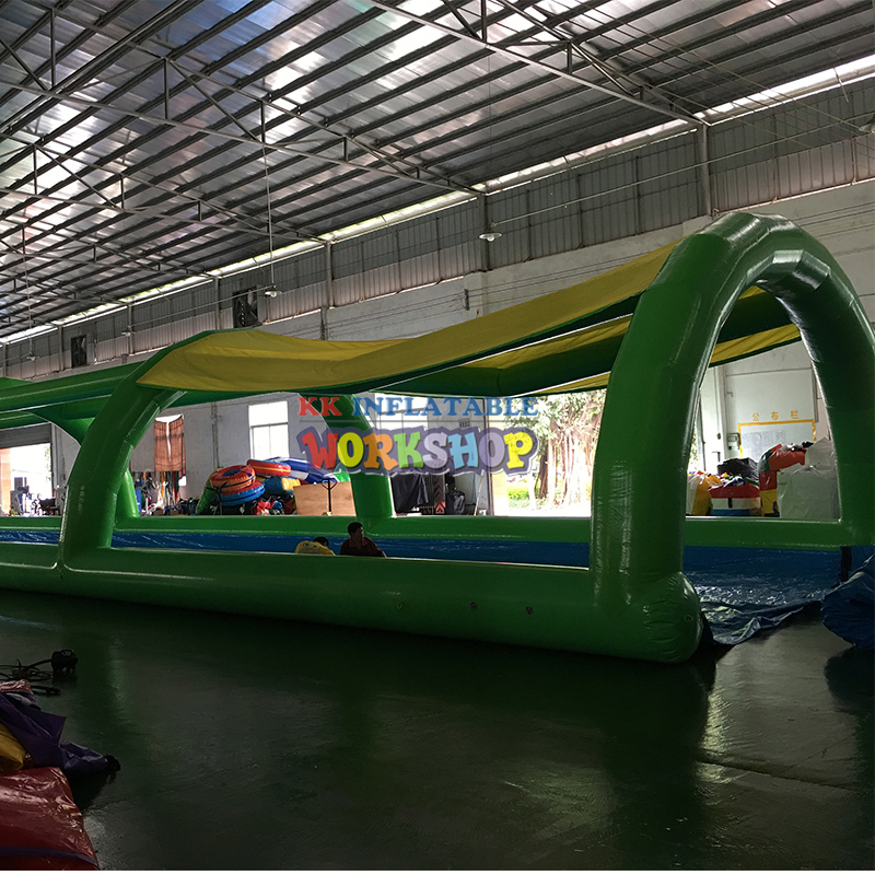 Factory portable single lane Slip n Slide inflatable water slides 5