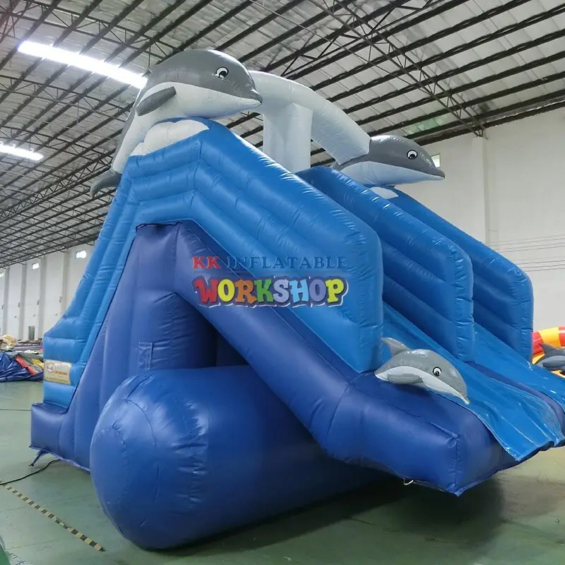 blow up water slide giant for swimming pool KK INFLATABLE 3