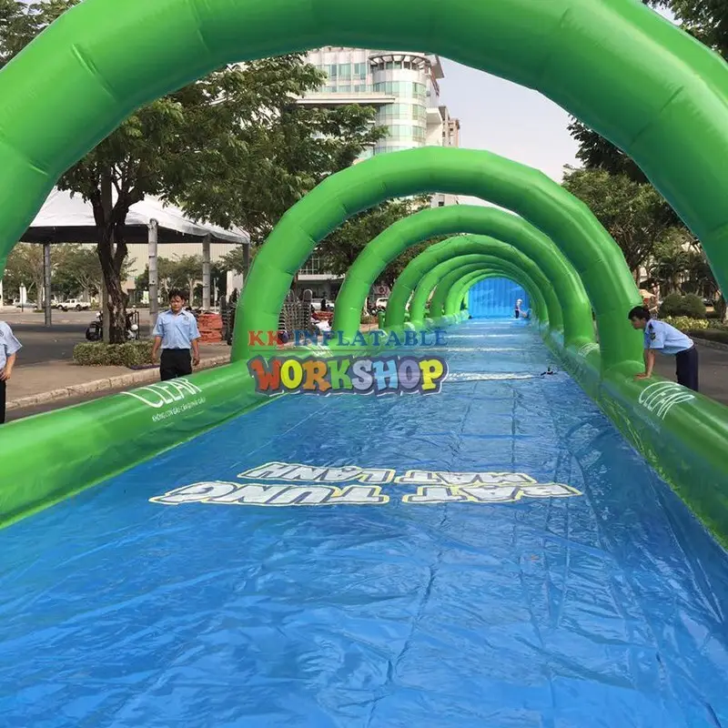 dinosaur inflatable water parks rainbow for paradise KK INFLATABLE 3