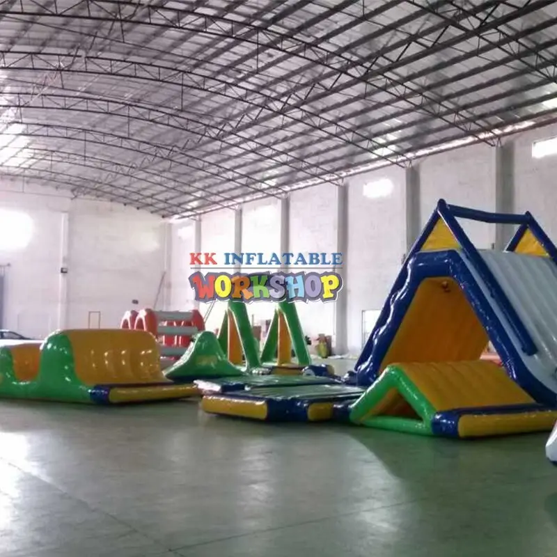 KK INFLATABLE slide pool combination inflatable water playground good quality for beach 4