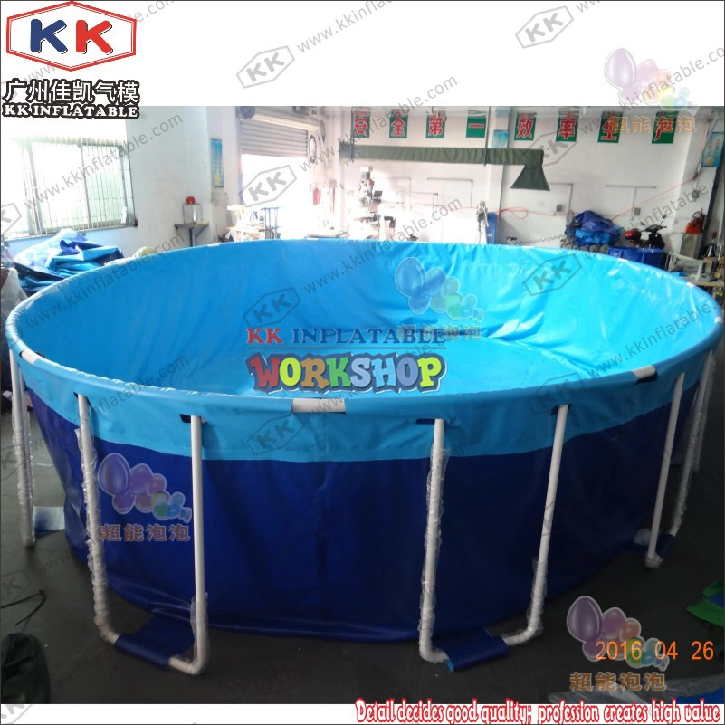 Durable Round Metal Framed Swimming Pools Steel Frame Pool 1