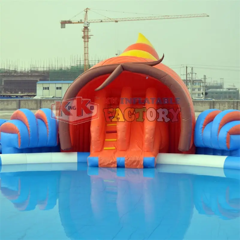 inflatable water parks dinosaur for children KK INFLATABLE 3