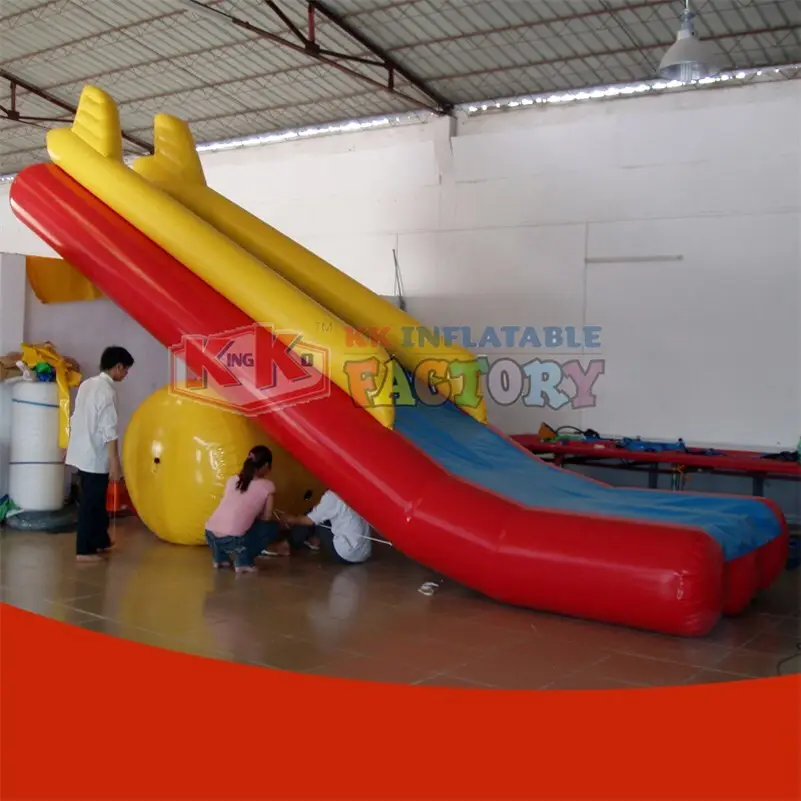 friendly inflatable water slide long free sample for parks 2