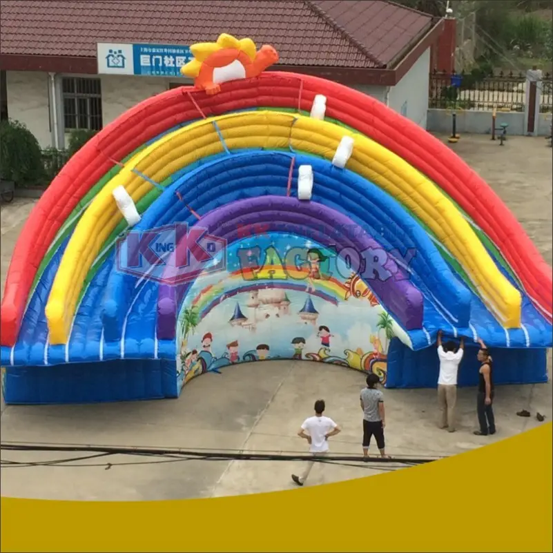 KK INFLATABLE environmentally inflatable water slide supplier for paradise 2