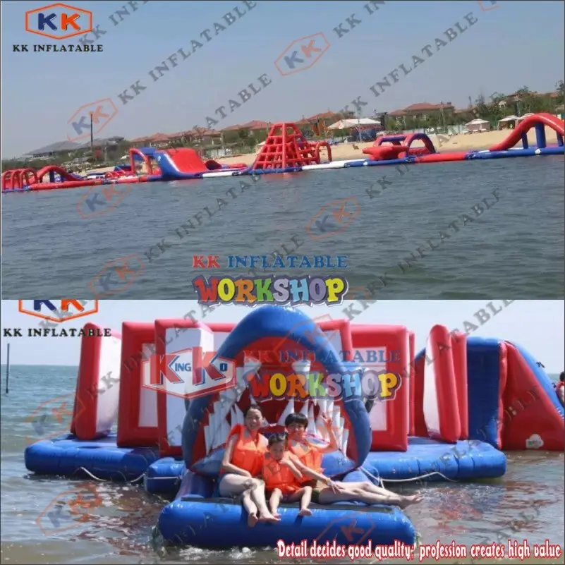KK INFLATABLE pvc inflatable water parks factory price for beach 3
