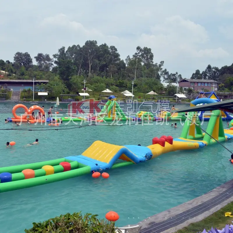 pvc kids inflatable water park factory price for beach KK INFLATABLE 2