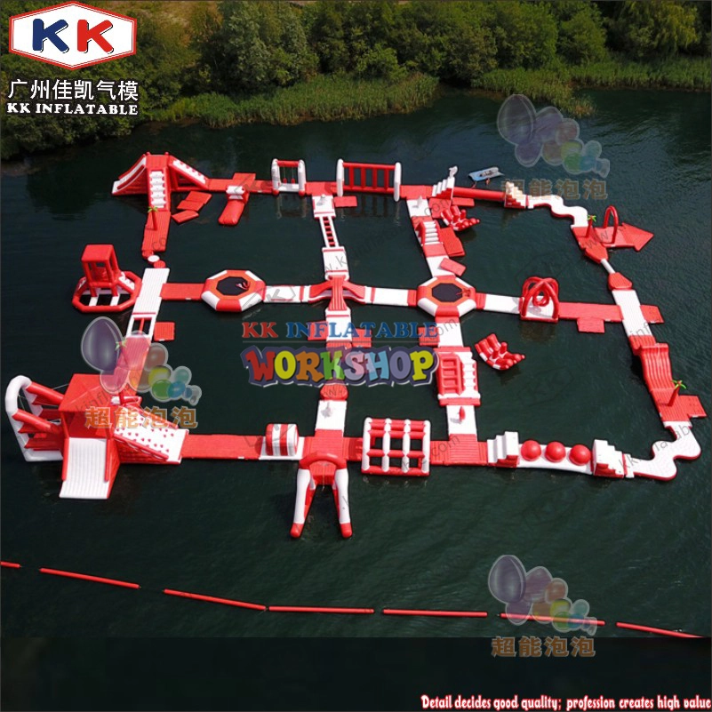 Factory Customized Floating inflatable Park on the water inflatable water obstacle Water Game 1