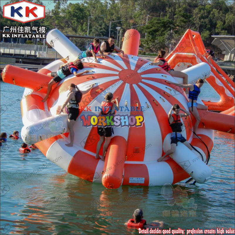 Parque inflable flotante personalizado de fábrica en el agua, obstáculo de agua inflable, juego de agua 5