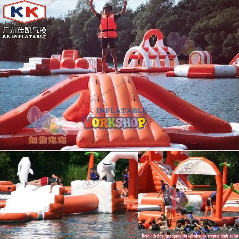 dinosaur inflatable water playground supplier for amusement park KK INFLATABLE2 4