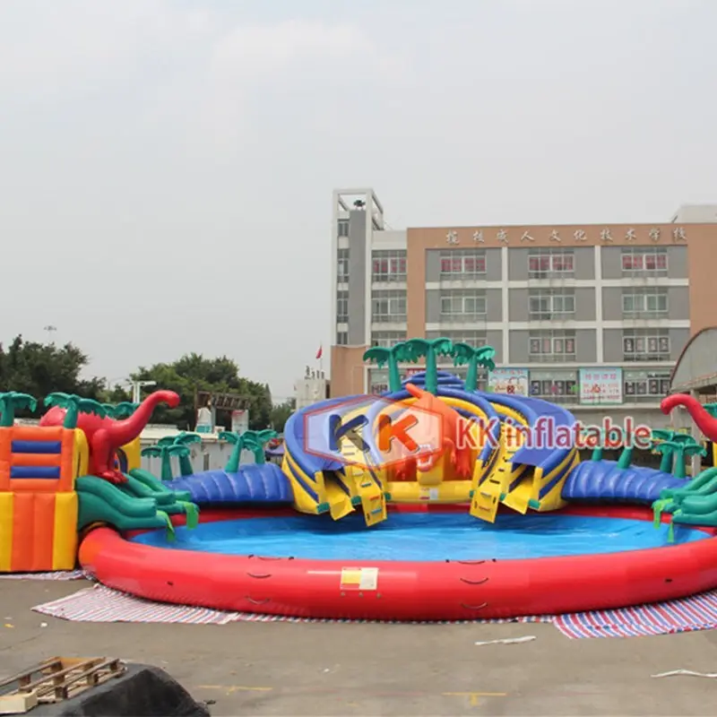 cartoon inflatable water playground animal modelling for children KK INFLATABLE 2