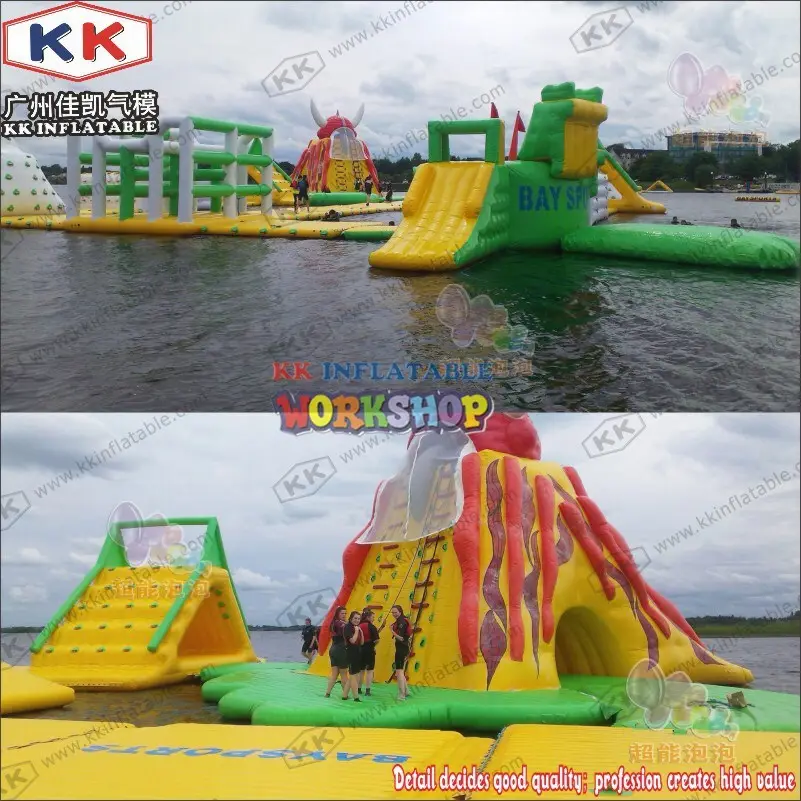 large inflatable water playground dinosaur manufacturer for beach 3