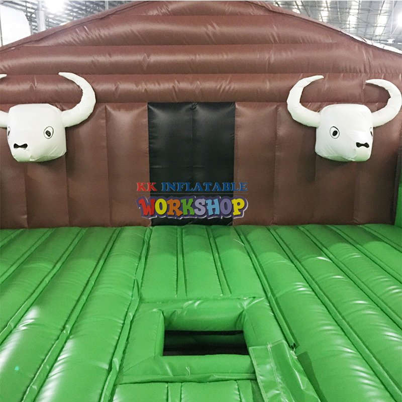 Factory Price customized Inflatable Mechanical Electric Bull Racing Inflatable Bull Riding Machine 7