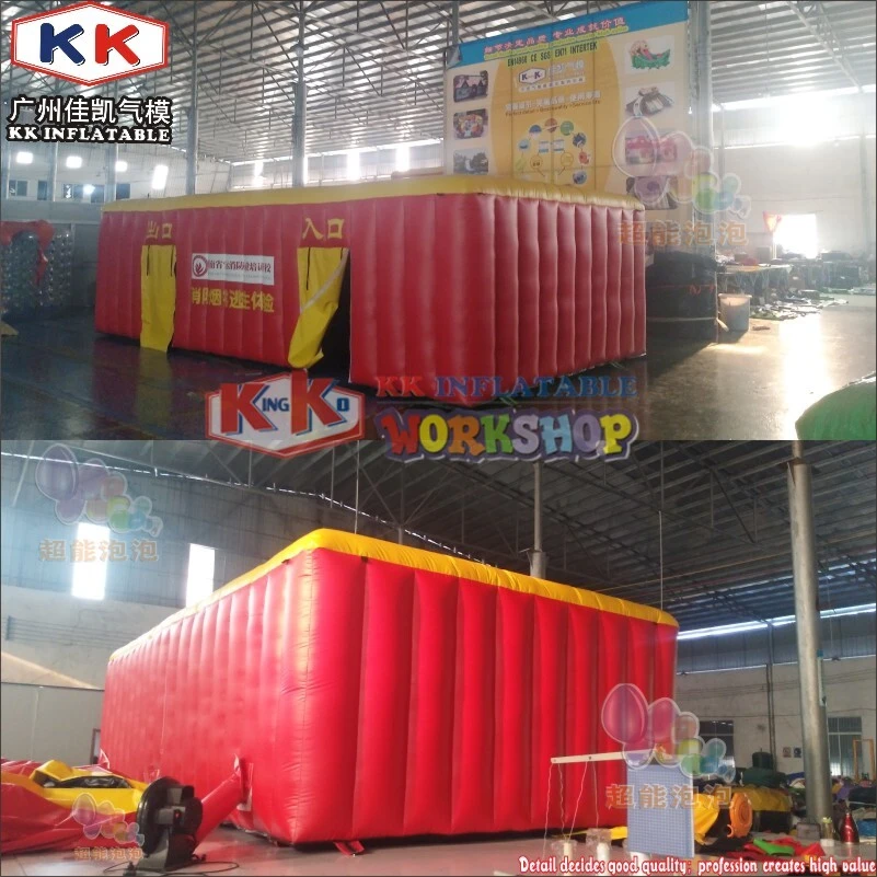 Inflatable Emergency Escape Experience Hall Fire emergency inflatable escape room 1