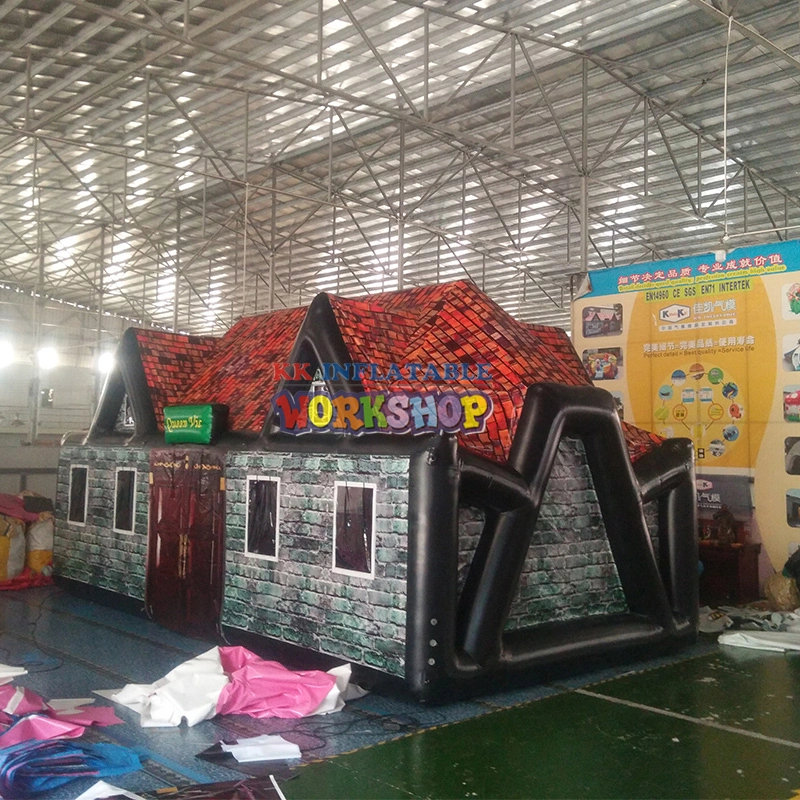 10x5 mts Outdoor Parties N Events Giant Blow Up Airtight Tent Inflatable PUB Bar With Full Digital Printing 1