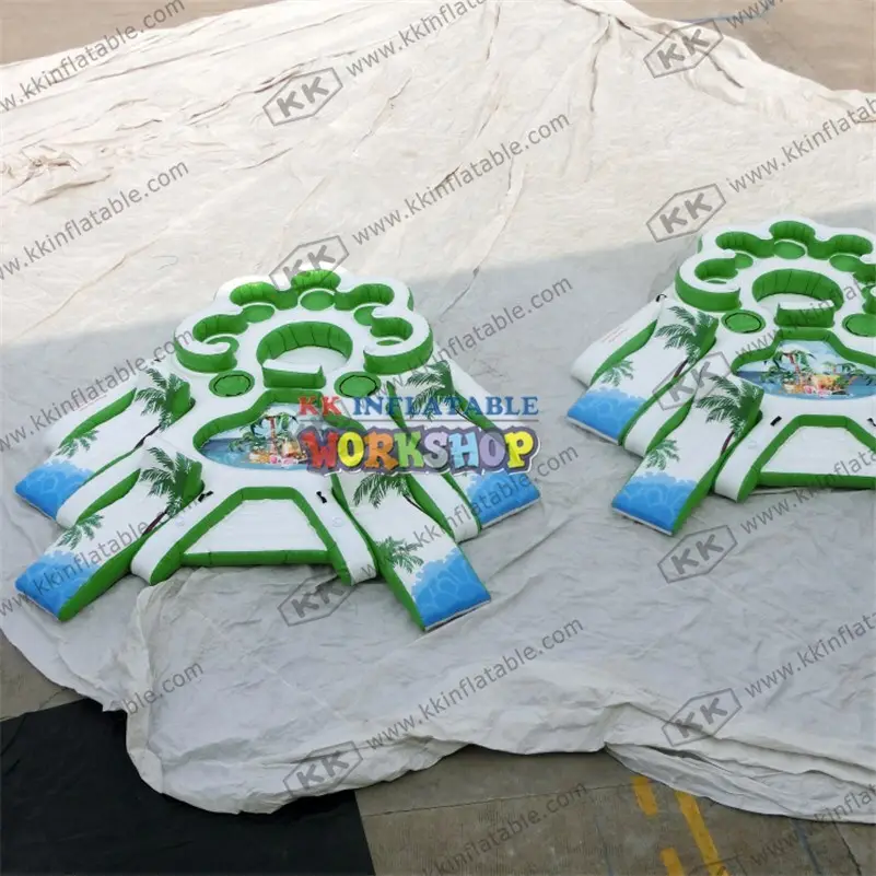 KK INFLATABLE transparent inflatable pool toys colorful for seaside 4
