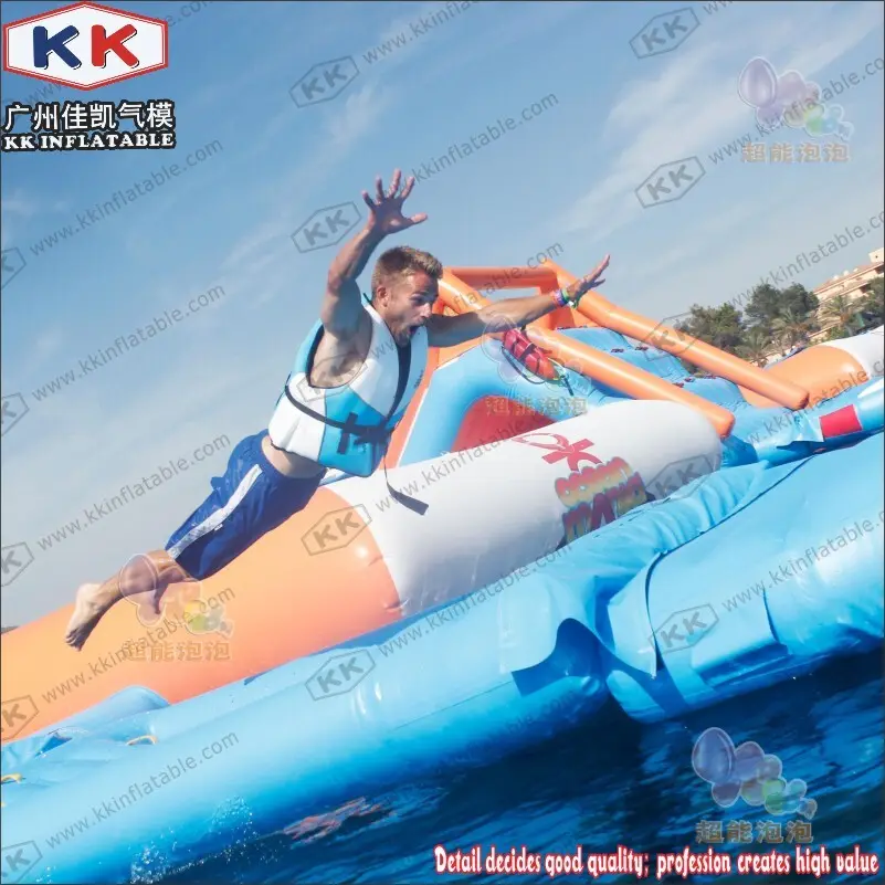 blue kids inflatable water park pvc for children KK INFLATABLE 3