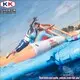 blue kids inflatable water park pvc for children KK INFLATABLE 3