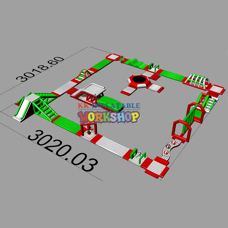KK INFLATABLE durable inflatable water parks supplier for beach 3