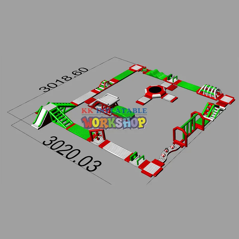 KK INFLATABLE durable inflatable water parks supplier for beach 2