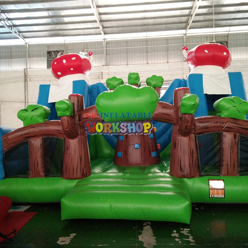 Inflatable Amusement Park Equipment Mushroom Inflatable Slide Playground 1