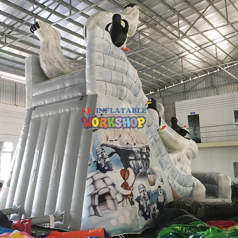 Large Polar Bear inflatable fun city 1
