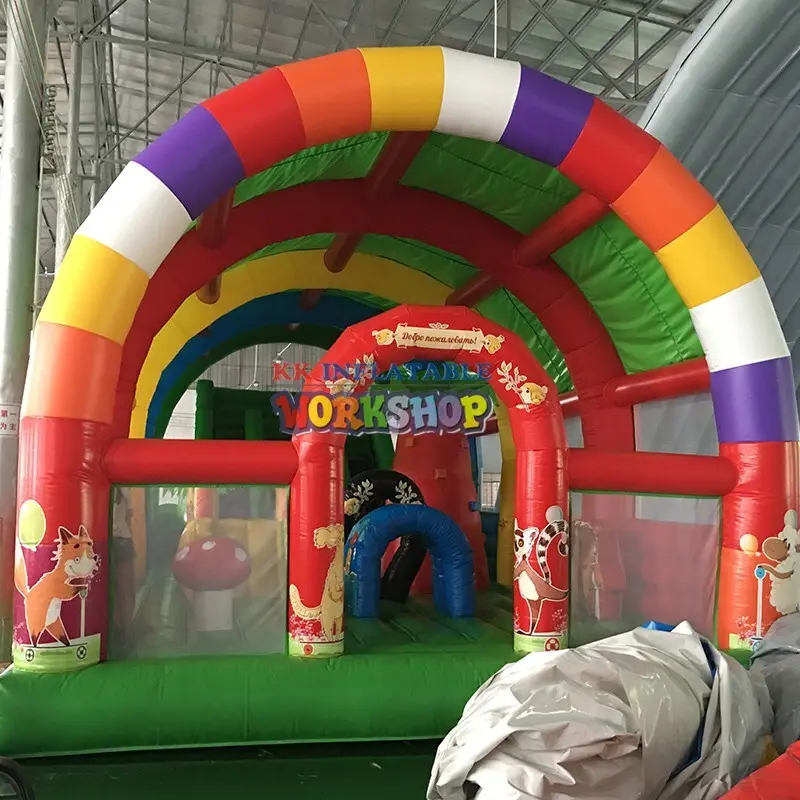 KK INFLATABLE funny inflatable play center manufacturer for playground 4