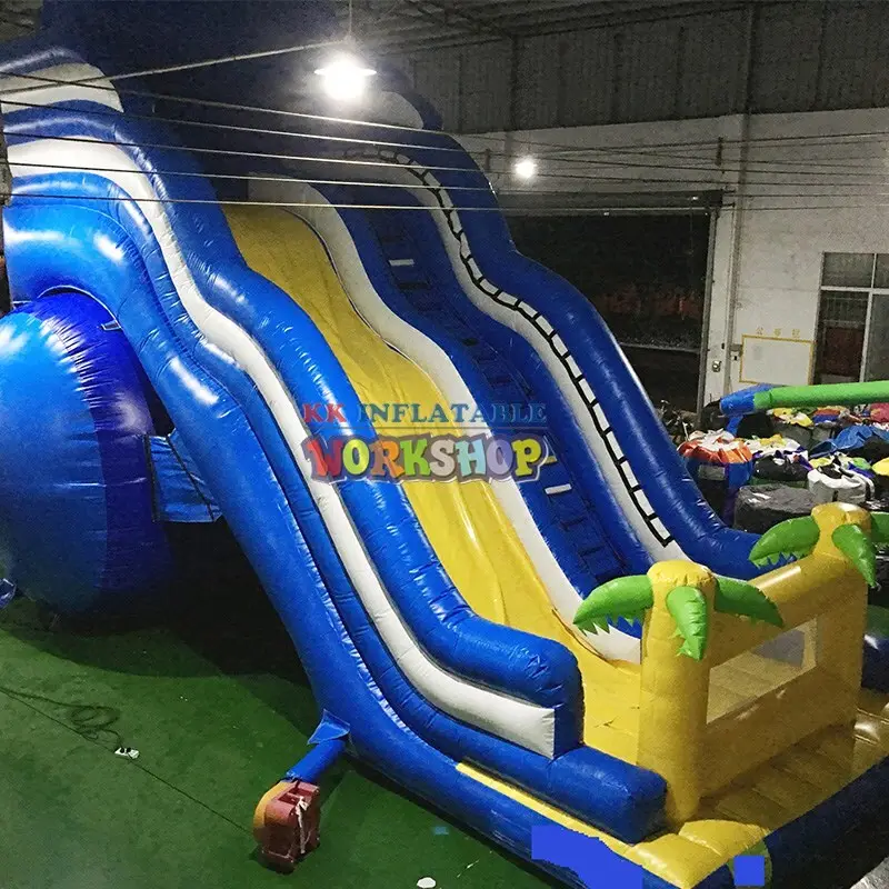 transparent pig bouncy slide manufacturer for parks KK INFLATABLE 2