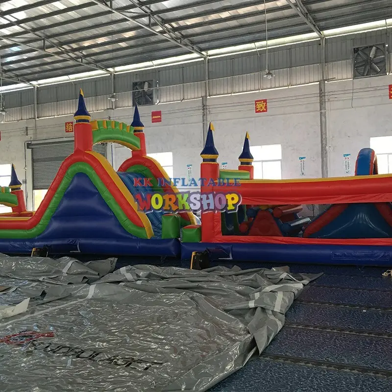 pirate ship kids bounce house colorful for amusement park KK INFLATABLE 3