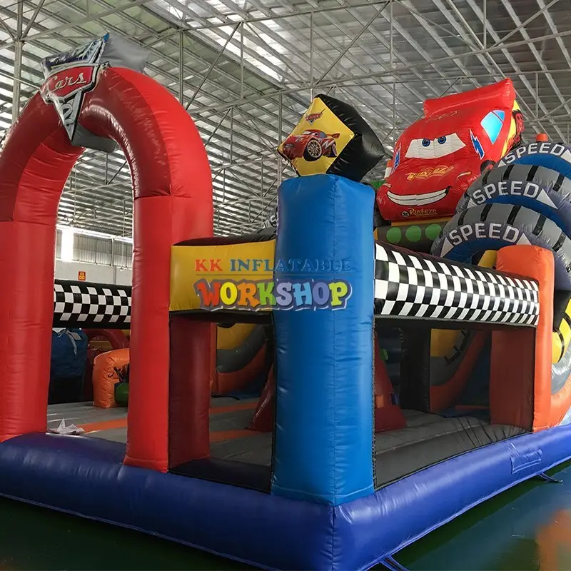 pirate ship kids bounce house colorful for amusement park KK INFLATABLE 4