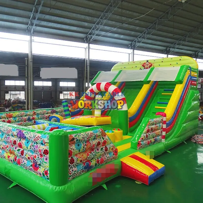 trampoline party jumpers pvc for amusement park KK INFLATABLE 2