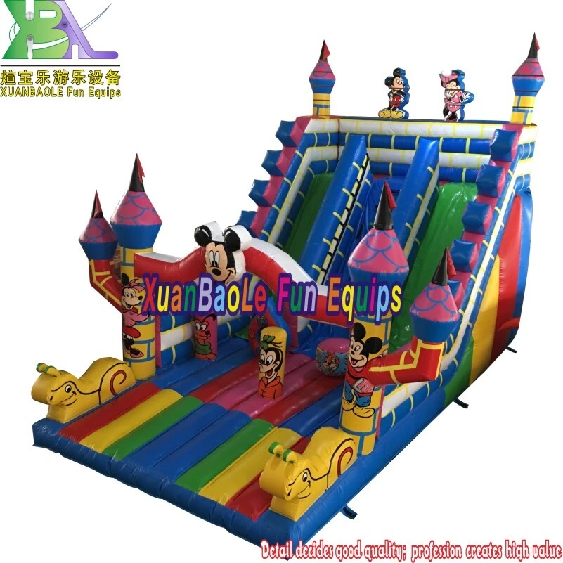 Ship To Russia Inflatable Cartoon Bouncy Castle Slide 1