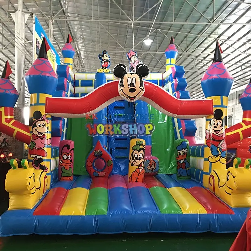 KK INFLATABLE hot selling inflatable castle animal shape for playground 2