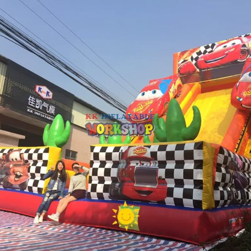 KK INFLATABLE PVC commercial inflatable water slides colorful for playground 4