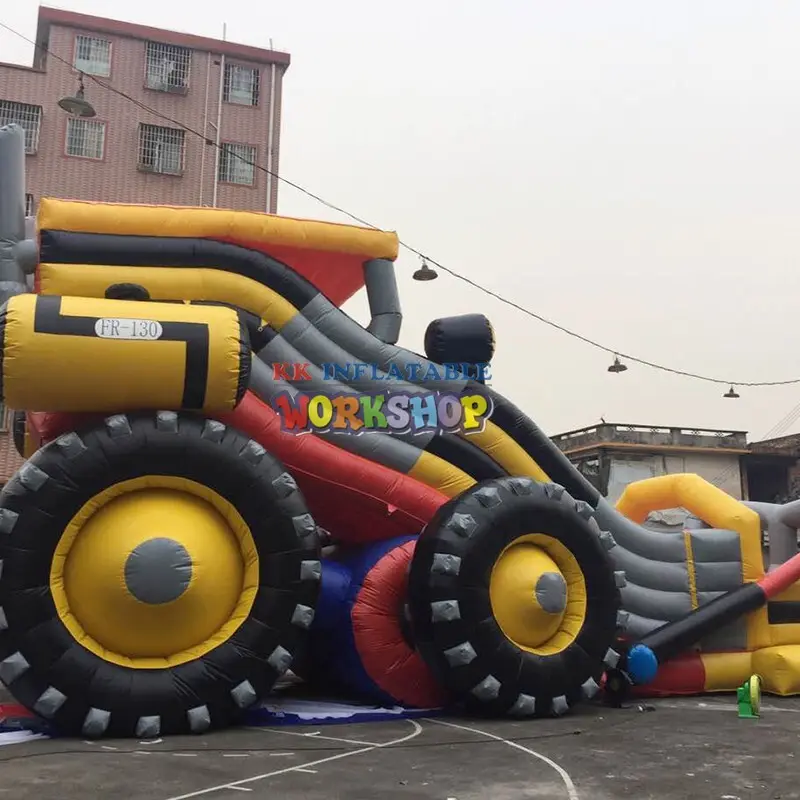 KK INFLATABLE PVC commercial inflatable water slides colorful for playground 2