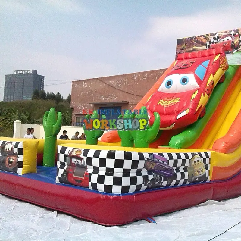 KK INFLATABLE PVC commercial inflatable water slides colorful for playground 3