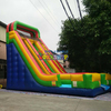 Cavalier gonflable avec toboggan gonflable, château sautant, toboggan arc-en-ciel gonflable pour enfants et adultes 2