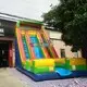 fire truck shape cheap water slides supplier for swimming pool KK INFLATABLE 4