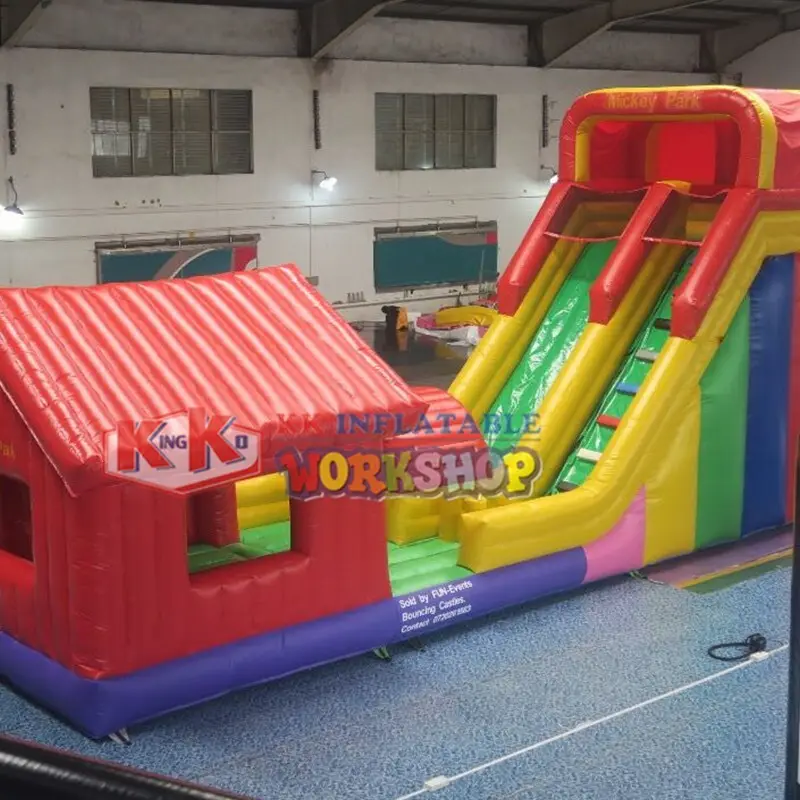 KK INFLATABLE creative bouncy slide manufacturer for paradise 2