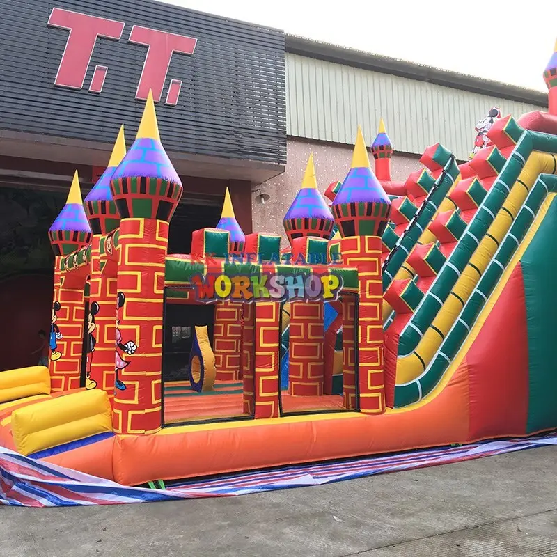 KK INFLATABLE quality inflatable bounce house various styles for playground2 3