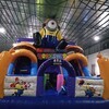 KK INFLATABLE truck blow up water slide manufacturer for paradise 4