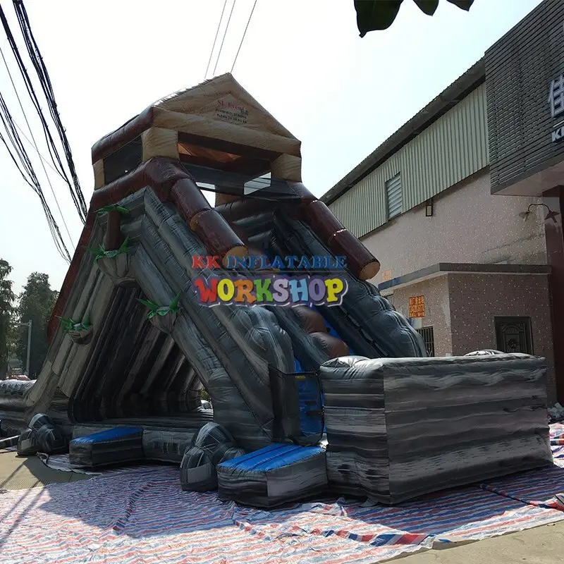 backyard water slide truck for playground KK INFLATABLE 4