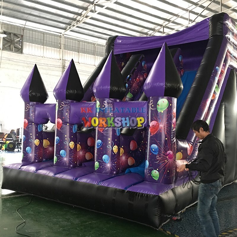 KK INFLATABLE heavy duty bouncy slide various styles for parks 4