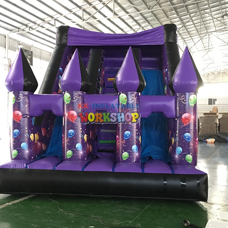 Castle Inflatable Slide multi channel slide 1
