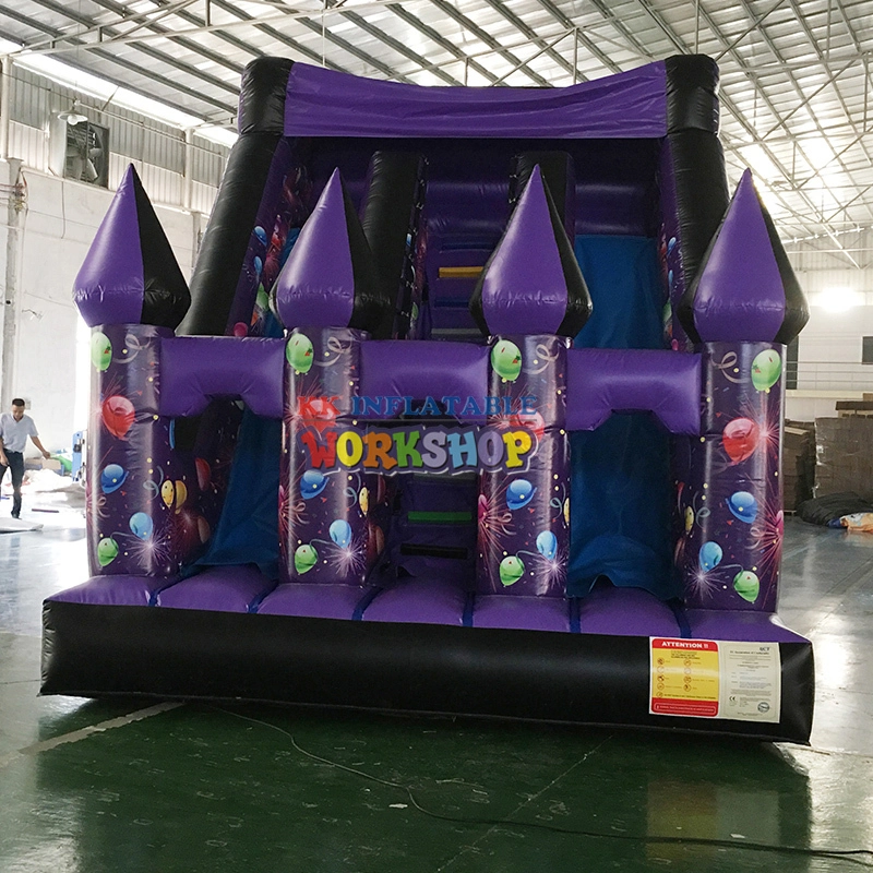 Attractive Air Balloon Printing Party Jumper Inflatable slide, Lovely Inflatable Super Slide 1